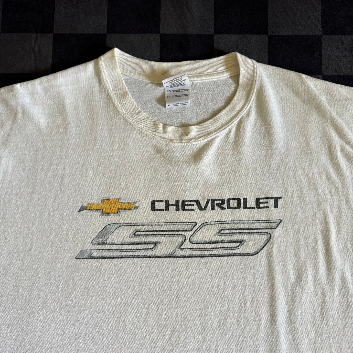 Chevrolet SS Nascar Stock Car White T Shirt