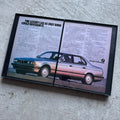 1987 BMW E32 735i Luxury Envision It Framed Advertisement