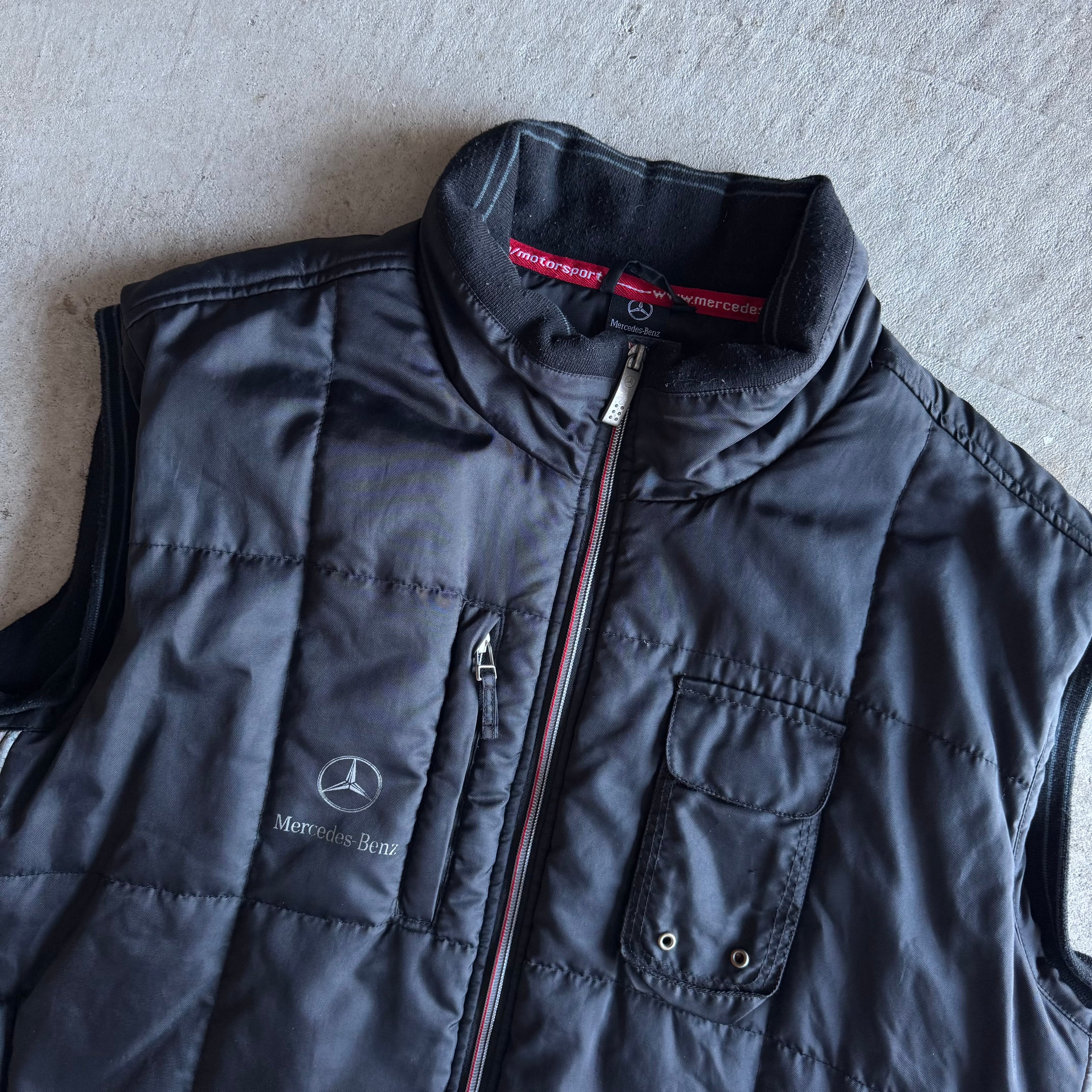 2000s Mercedes-Benz CLK DTM Black Vest Jacket (XL)