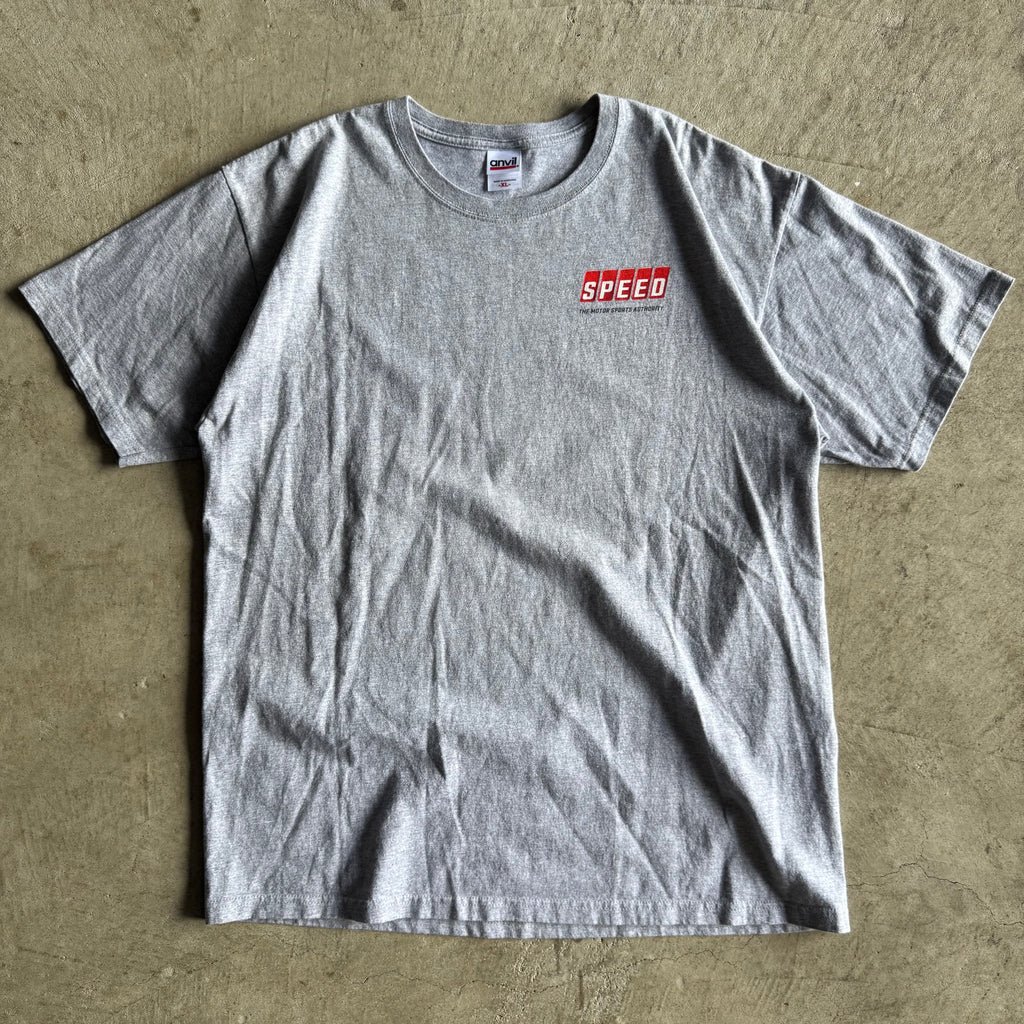 90s Speed Channel Motorsports Authority Grey T Shirt (XL)