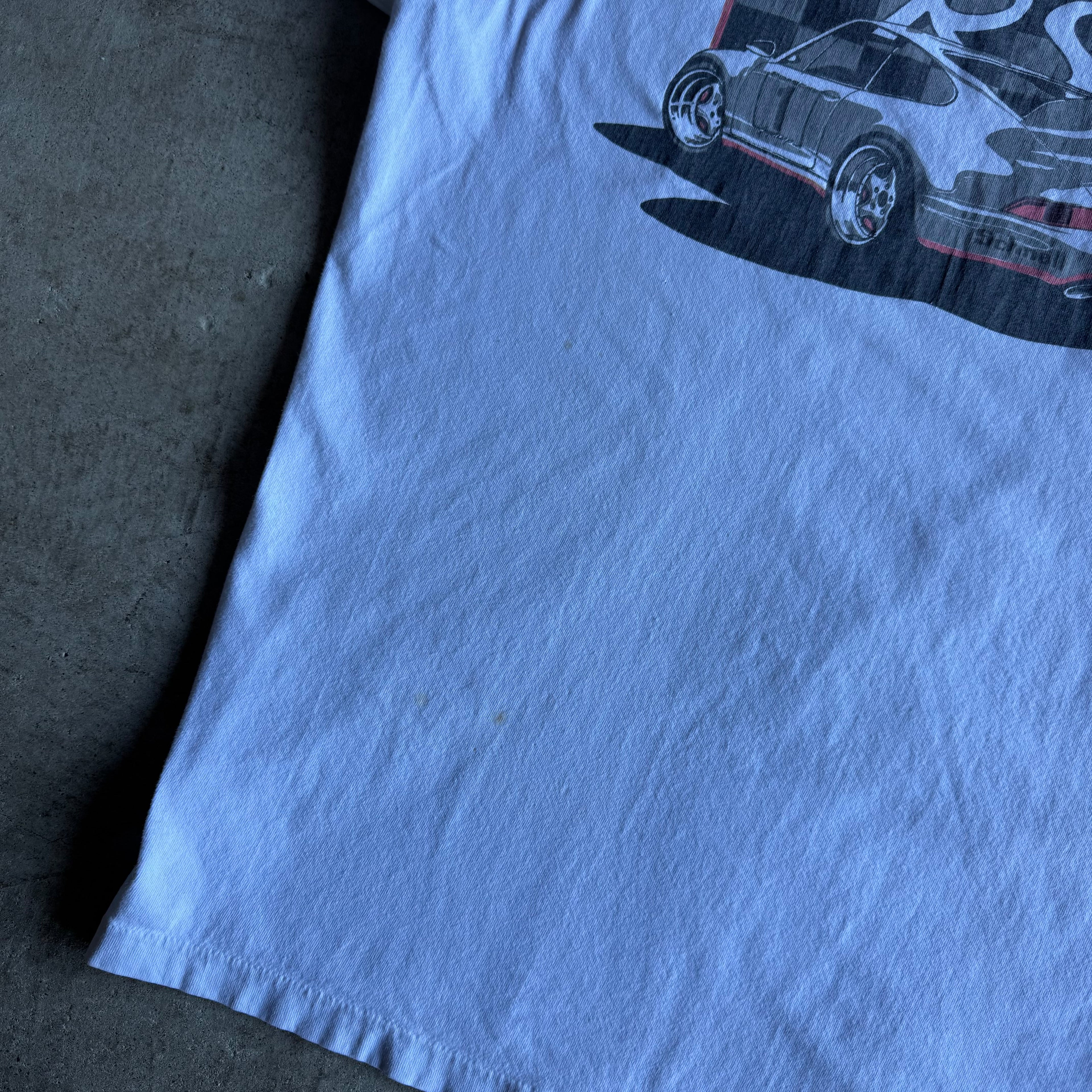 90s Porsche Carrera 3.8 RSR White T Shirt (XL)
