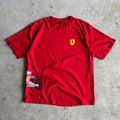 90s Ferrari Formula 1 Schumacher Red T Shirt (XL)