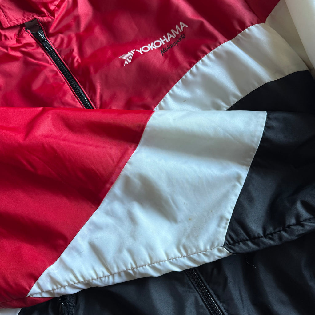 90s Yokohama Motorsports Red Black Jacket (M)