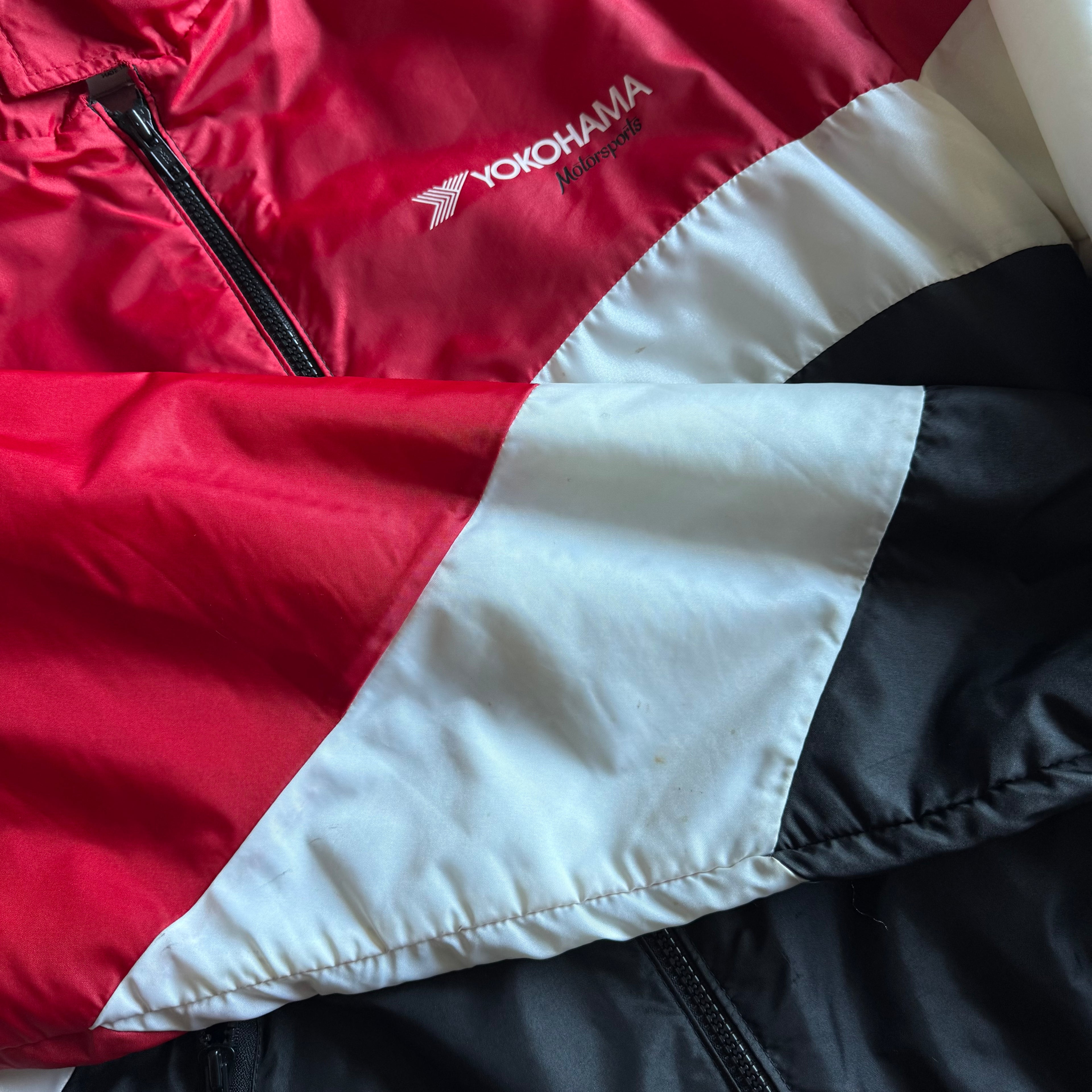 90s Yokohama Motorsports Red Black Jacket (M)