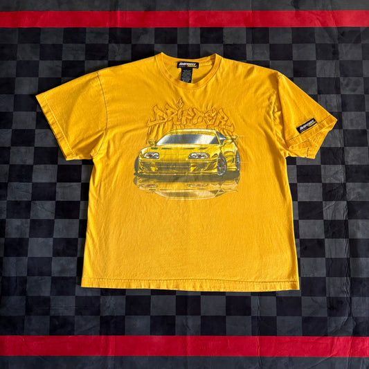 Vintage Import Tuner MK4 Toyota Supra Yellow T Shirt